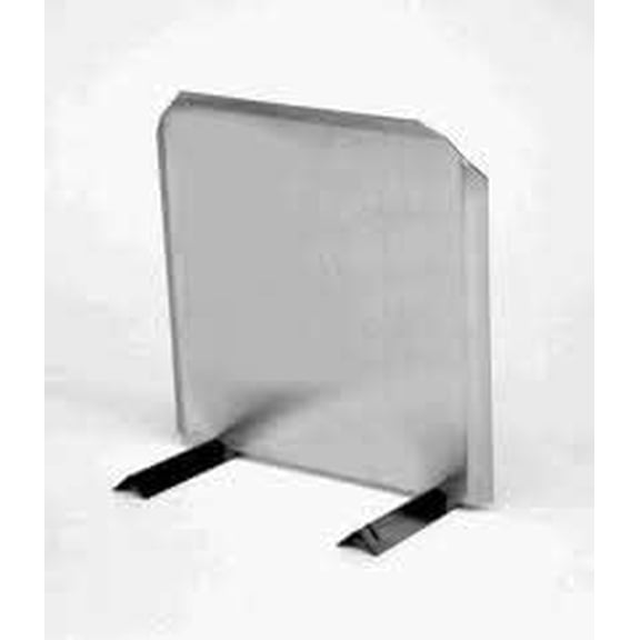 20 x 20 Radiant Fireback Heat Sheilds 14 Gauge Stainless Steel Made in The USA