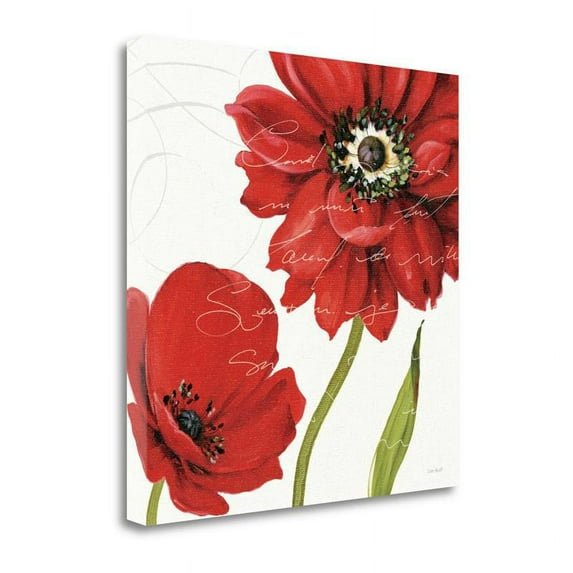 20" x 20" Rouge Paris I By Lisa Audit - Print on Canvas Fabric Multi-Color