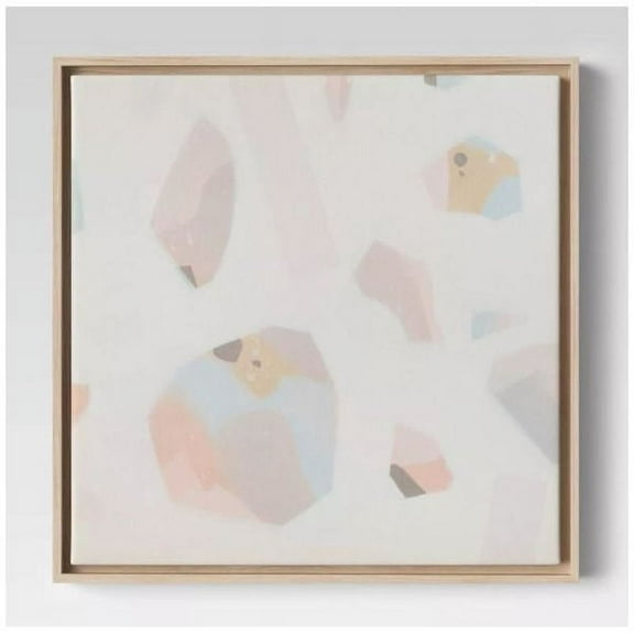 20" x 20" Sandstone Framed Canvas