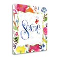 thumbnail image 1 of 20" x 20" Serene By Anne Tavoletti - Wall Art Print on Canvas Fabric Multi-Color, 1 of 2