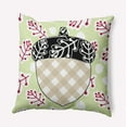 thumbnail image 1 of 20" x 20" Simply Daisy Acorn Polyester Indoor/Outdoor Pillow, Green Tea Qty 1, 1 of 4