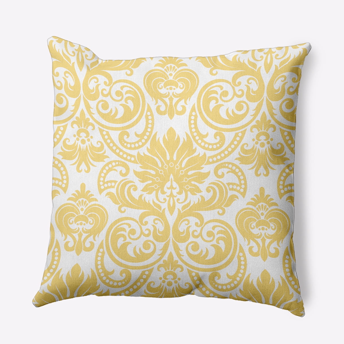20" x 20" Simply Daisy Alexys Indoor/Outdoor Polyester Throw Pillow, Yellow