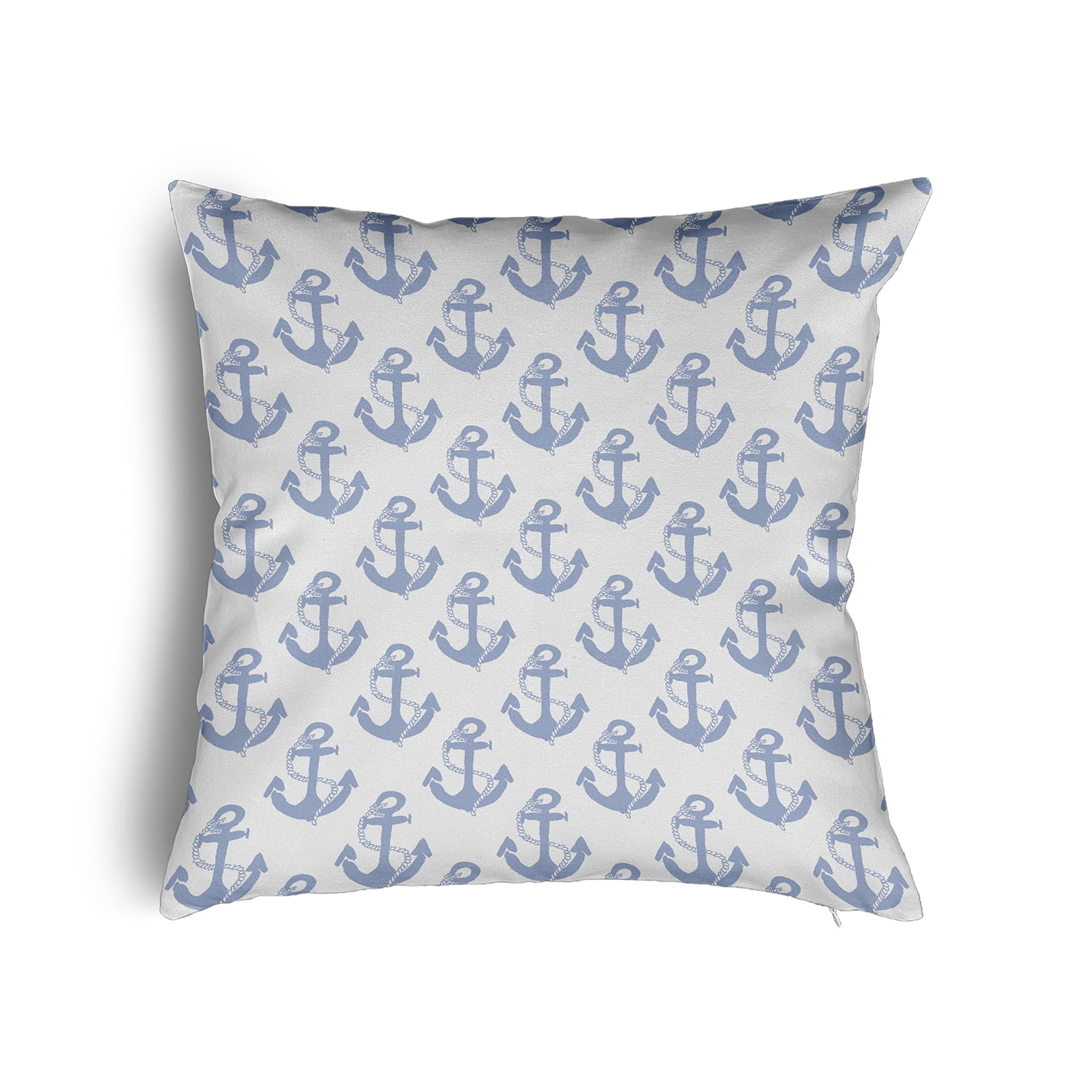 20" x 20" Simply Daisy Anchor Pattern Poly Pillow with Zipper, Peri Qty 1