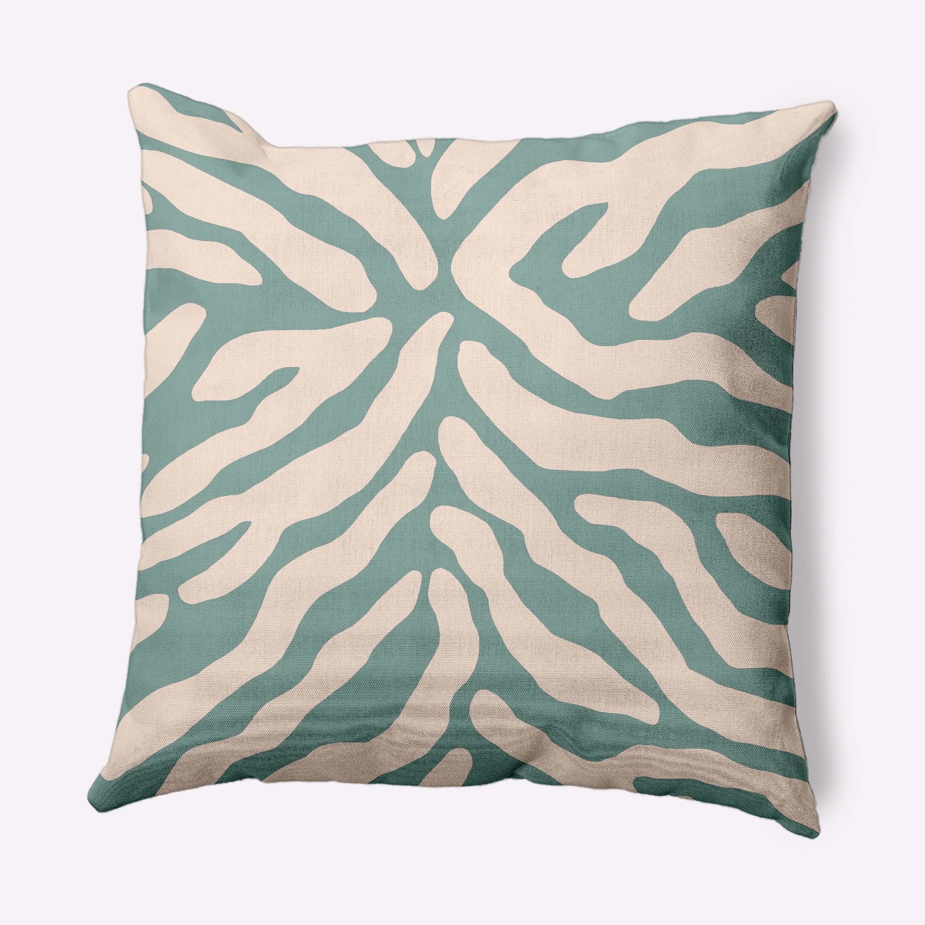 20" x 20" Simply Daisy Animal Stripe Decorative Throw Pillow