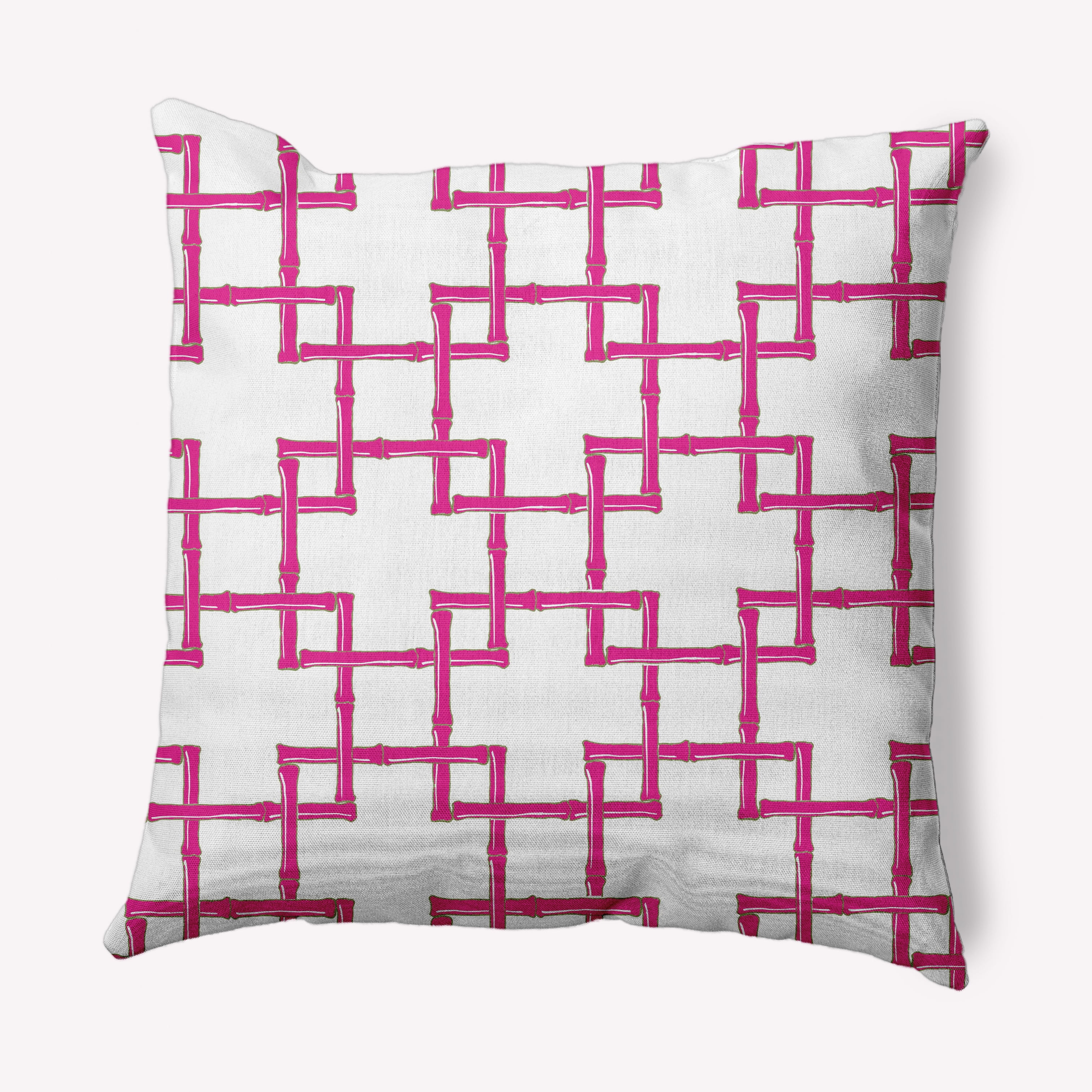 20" x 20" Simply Daisy Bamboo Decorative Throw Pillow