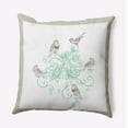 thumbnail image 1 of 20" x 20" Simply Daisy Birds And Flowers Polyester Accent Pillow, Oatmeal Qty 1, 1 of 3