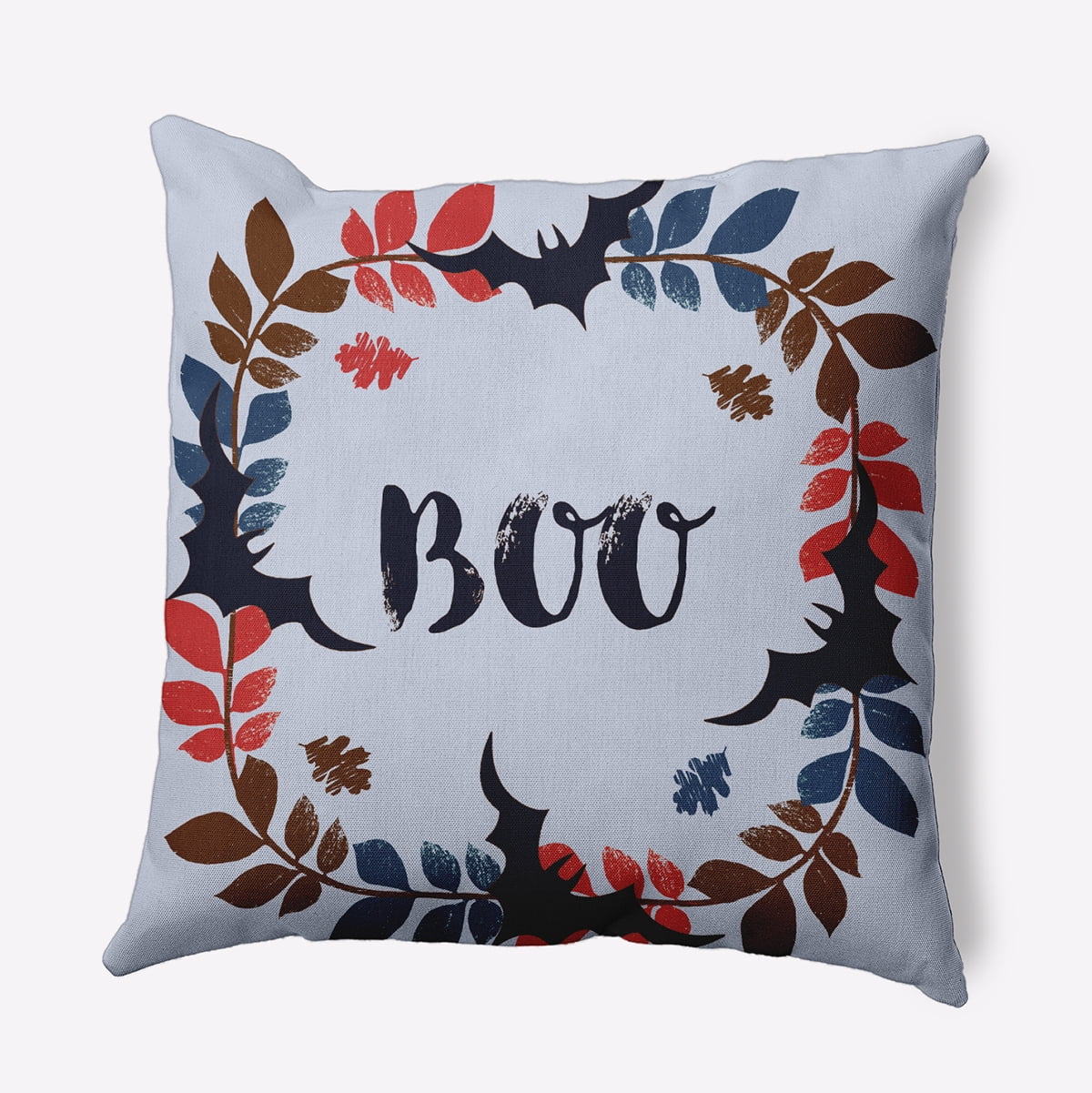 20" x 20" Simply Daisy Boo Ring Polyester Indoor/Outdoor Pillow, Misty Blue Qty 1