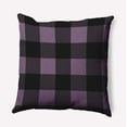 thumbnail image 1 of 20" x 20" Simply Daisy Buffalo Plaid Polyester Accent Pillow, Larkspur Qty 1, 1 of 6