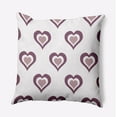 thumbnail image 1 of 20" x 20" Simply Daisy Burnin' Love Polyester Accent Pillow, Muted Purple Qty 1, 1 of 3