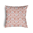 thumbnail image 1 of 20" x 20" Simply Daisy Daisys and Squiggles Poly Pillow with Zipper, Soft Coral Qty 1, 1 of 3
