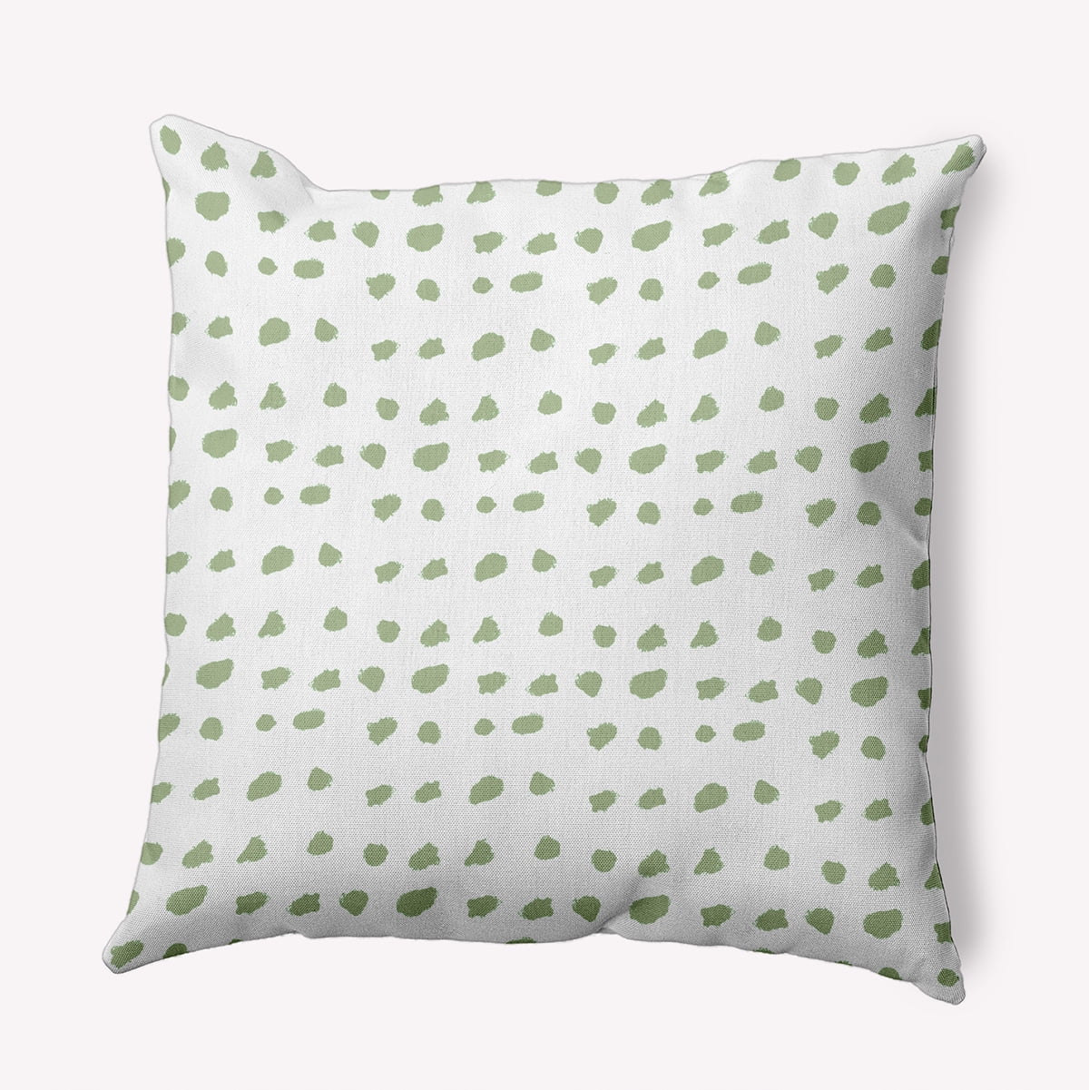 20" x 20" Simply Daisy Dots Of Spots Polyester Accent Pillow, Fresh Green Qty 1