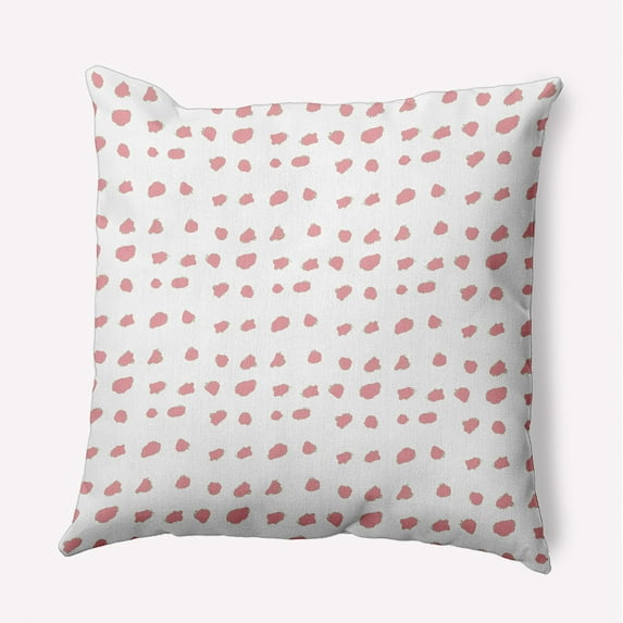 20" x 20" Simply Daisy Dots Of Spots Polyester Accent Pillow, Pink Icing Qty 1