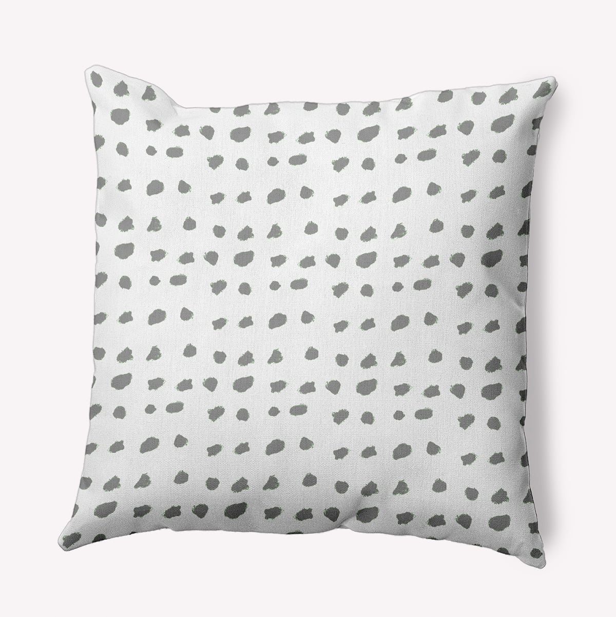 20" x 20" Simply Daisy Dots Of Spots Polyester Indoor/Outdoor Pillow, Gray Qty 1