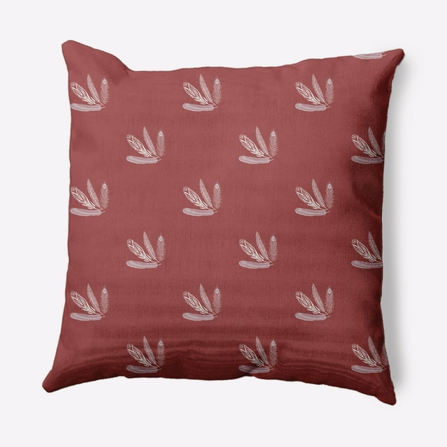 20" x 20" Simply Daisy Feather Pattern Decorative Throw Pillow