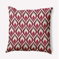 thumbnail image 1 of 20" x 20" Simply Daisy Feathers Polyester Indoor/Outdoor Pillow, Fuschia Qty 1, 1 of 6