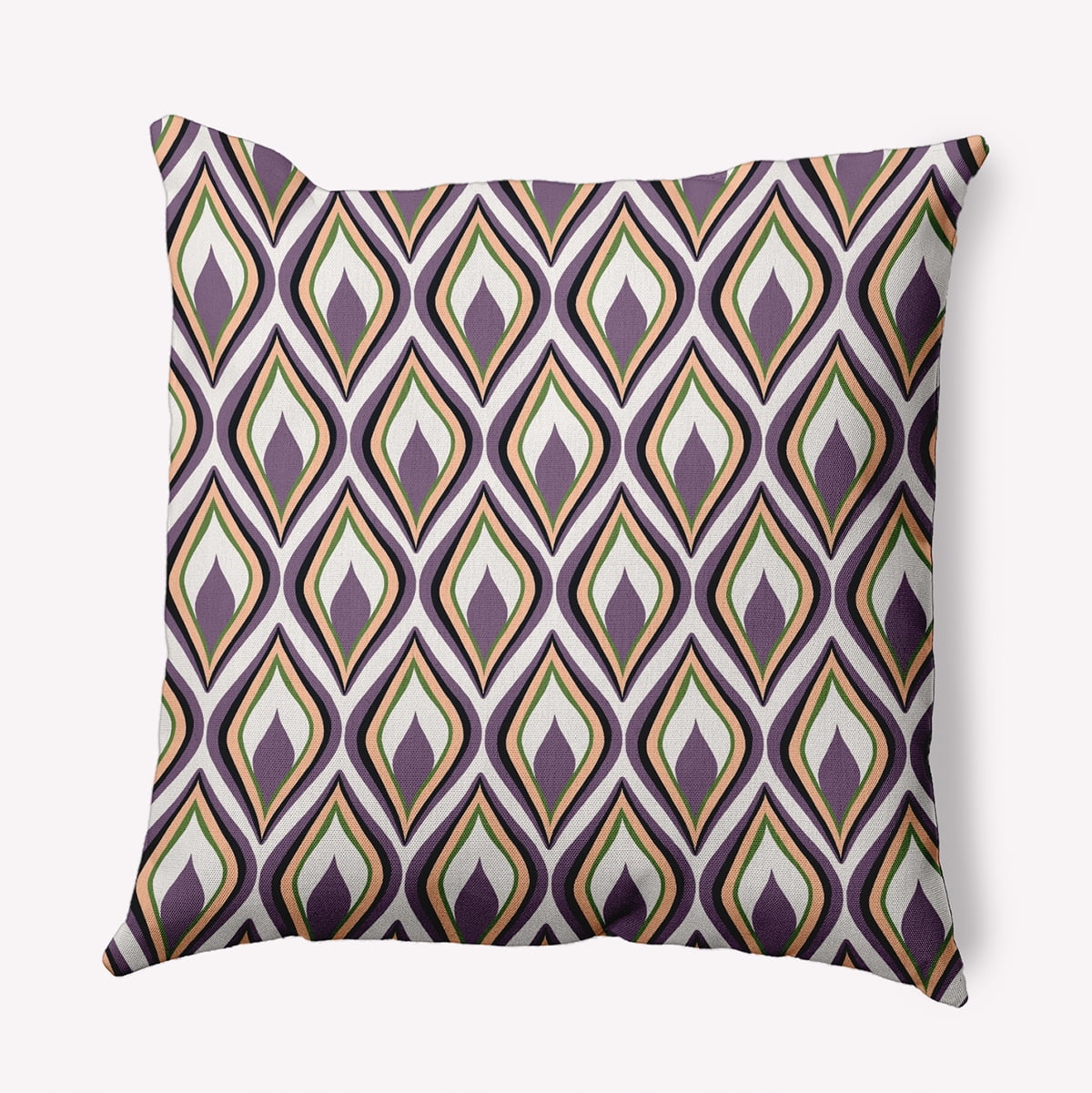 20" x 20" Simply Daisy Feathers Polyester Indoor/Outdoor Pillow, Larkspur Qty 1