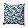 thumbnail image 1 of 20" x 20" Simply Daisy Feathers Polyester Indoor/Outdoor Pillow, Unreal Teal Qty 1, 1 of 6