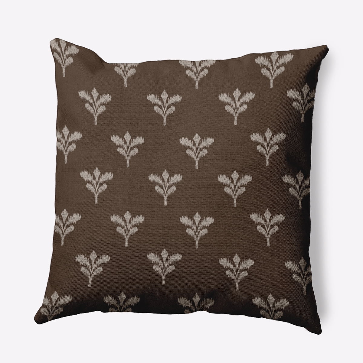 20" x 20" Simply Daisy Floating Feathers Polyester Accent Pillow, Bistre Qty 1