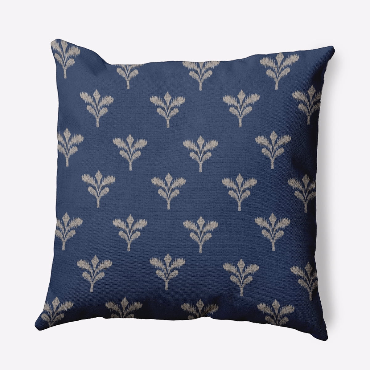20" x 20" Simply Daisy Floating Feathers Polyester Indoor/Outdoor Pillow, Stone Blue Qty 1