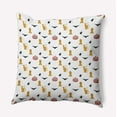 thumbnail image 1 of 20" x 20" Simply Daisy Halloween Critters Polyester Accent Pillow, Golden Mustard Qty 1, 1 of 6