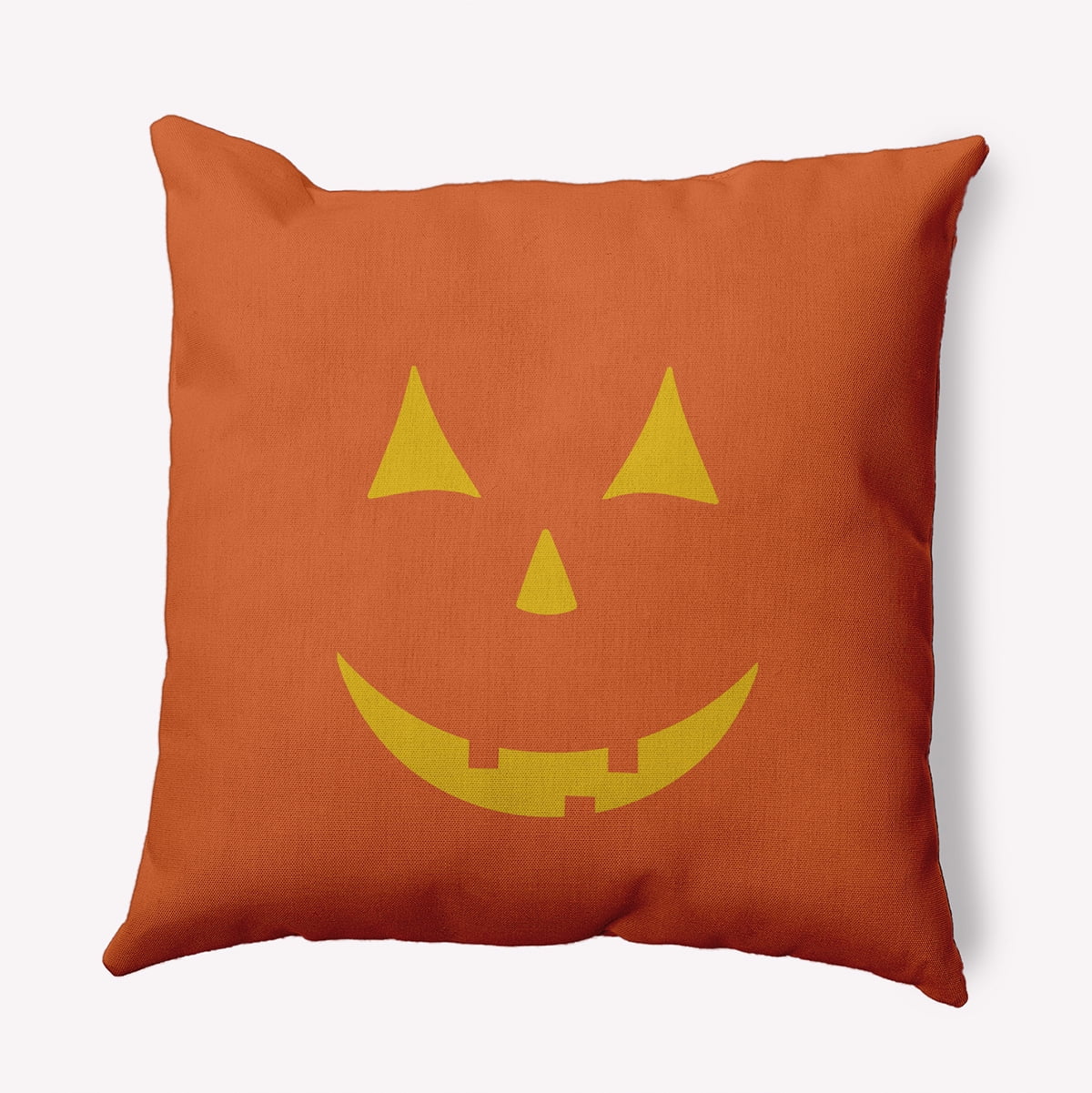 20" x 20" Simply Daisy Halloween JackoLantern Polyester Accent Pillow, Nutmeg Qty 1