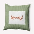 thumbnail image 1 of 20" x 20" Simply Daisy Halloween Spooky Ticking Polyester Accent Pillow, Scallion Qty 1, 1 of 6