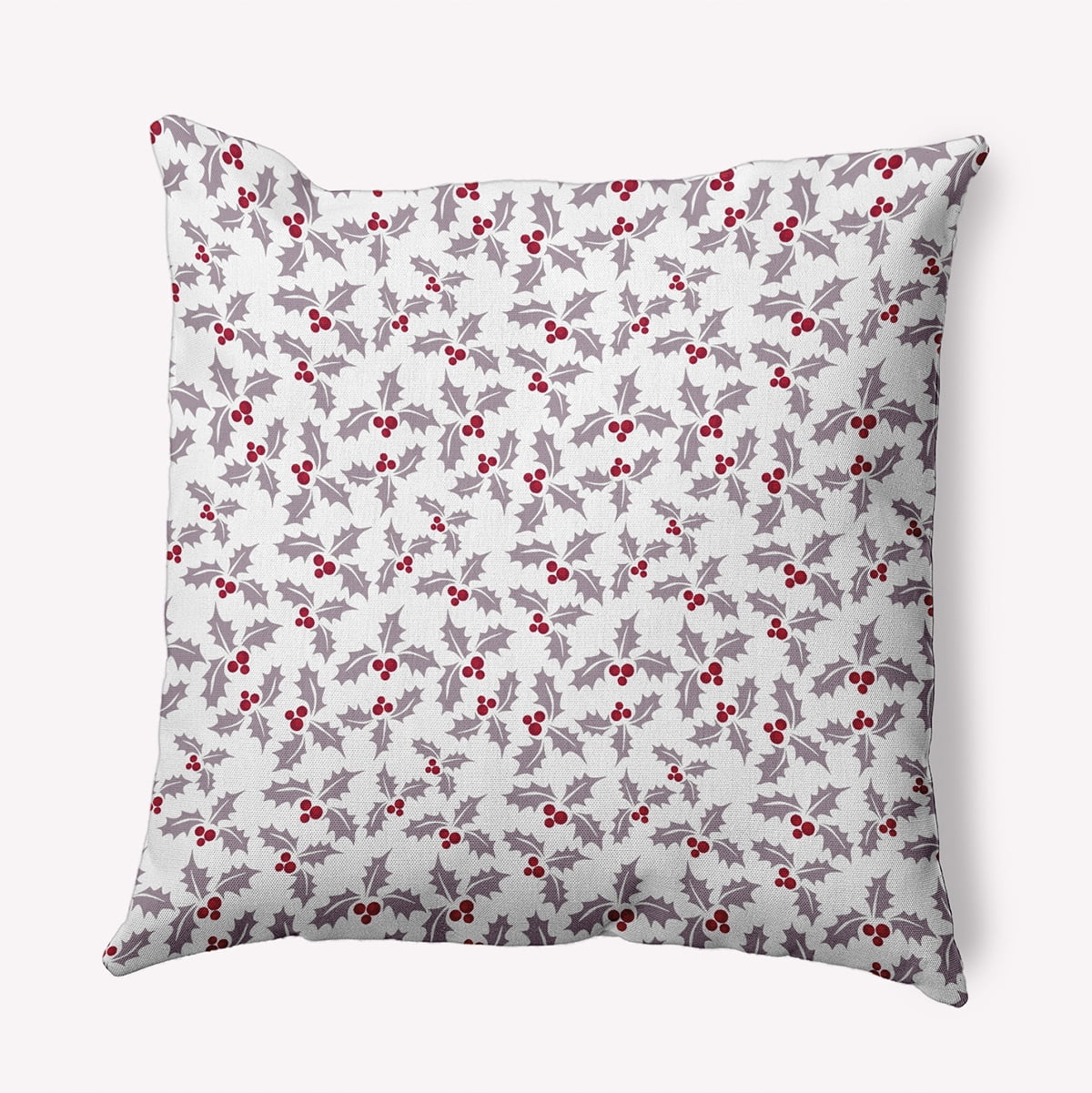 20" x 20" Simply Daisy Holly Bush Polyester Indoor/Outdoor Pillow, Light Purple Qty 1