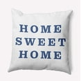 thumbnail image 1 of 20" x 20" Simply Daisy Home Sweet Home Indoor/Outdoor Pillow, Nautical Navy Qty 1, 1 of 6
