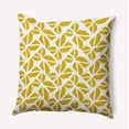 thumbnail image 1 of 20" x 20" Simply Daisy Kaleidoscope Graffiti Polyester Indoor/Outdoor Pillow, Mustard Qty 1, 1 of 1