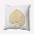 thumbnail image 1 of 20" x 20" Simply Daisy Leaf Study Polyester Accent Pillow, Golden Mustard Qty 1, 1 of 6
