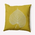 thumbnail image 1 of 20" x 20" Simply Daisy Leaf Study Polyester Accent Pillow, Mustard Qty 1, 1 of 6