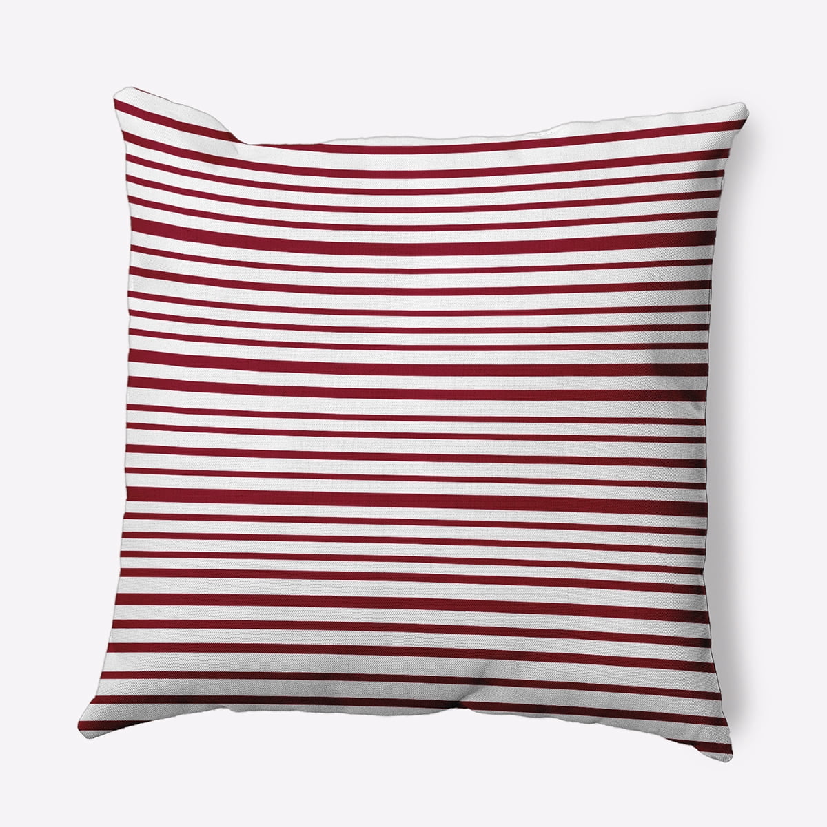 20" x 20" Simply Daisy Loom Lines Polyester Accent Pillow, Carmine Red Qty 1