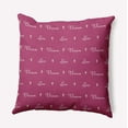 thumbnail image 1 of 20" x 20" Simply Daisy Love Dream Polyester Accent Pillow, Pink Qty 1, 1 of 3