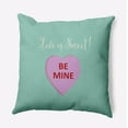 thumbnail image 1 of 20" x 20" Simply Daisy Love Is Sweet Polyester Indoor/Outdoor Pillow, Spring Green Qty 1, 1 of 3