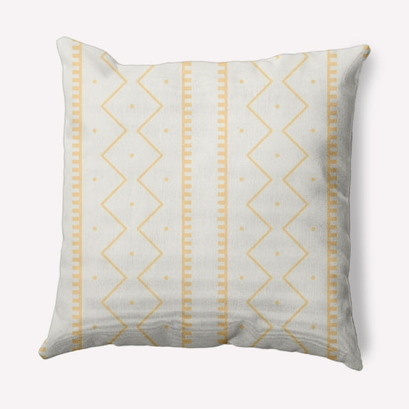 20" x 20" Simply Daisy Mudcloth Decorative Throw Pillow