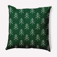 thumbnail image 1 of 20" x 20" Simply Daisy Patterned Trees Winter Polyester Indoor/Outdoor Pillow, Pine Qty 1, 1 of 4