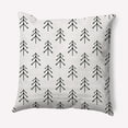 thumbnail image 1 of 20" x 20" Simply Daisy Patterned Trees Winter Polyester Indoor/Outdoor Pillow, Snow Qty 1, 1 of 3