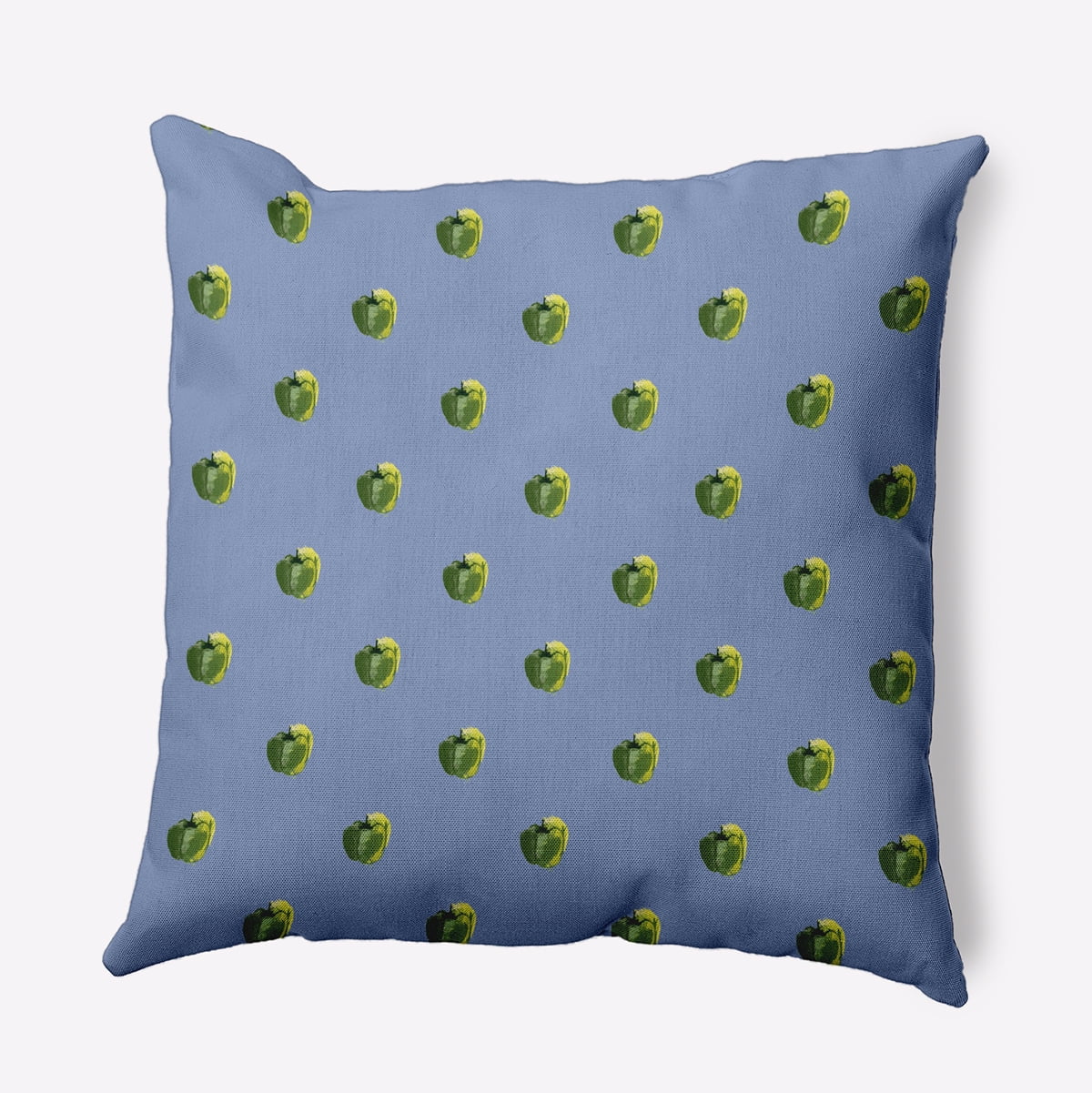 20" x 20" Simply Daisy Peppers Pattern Polyester Indoor/Outdoor Pillow, Cornflower Qty 1