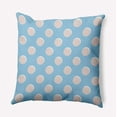 thumbnail image 1 of 20" x 20" Simply Daisy Polka Dots Polyester Accent Pillow, Carolina Blue Qty 1, 1 of 3