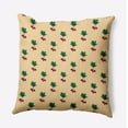thumbnail image 1 of 20" x 20" Simply Daisy Radishes Pattern Polyester Accent Pillow, Corn Stalk Qty 1, 1 of 3