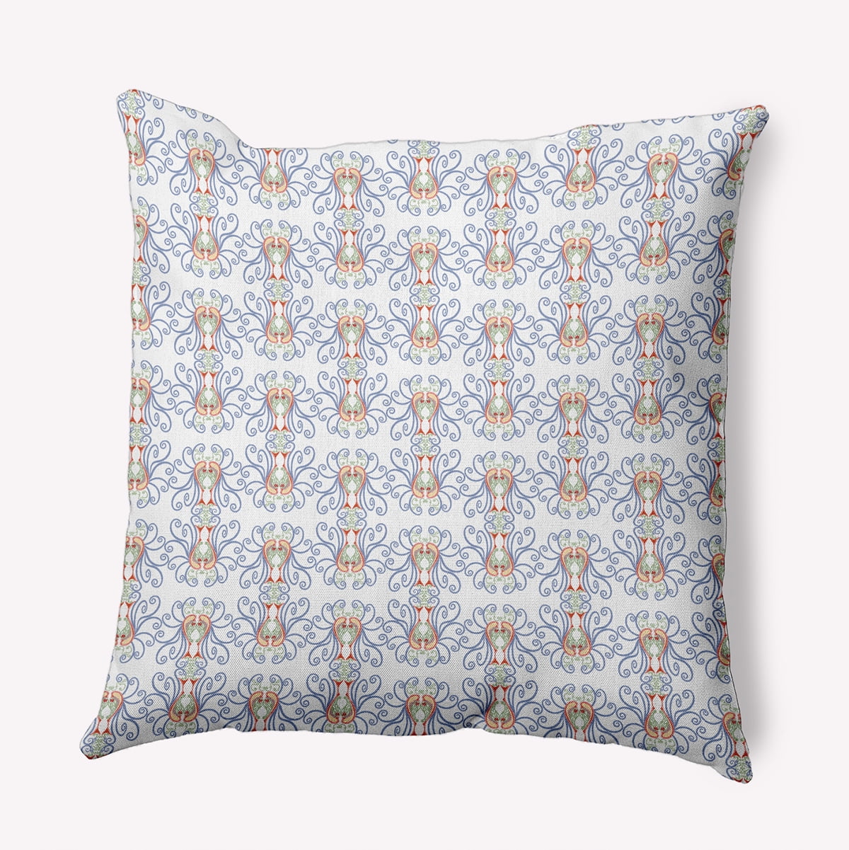 20" x 20" Simply Daisy Swirly Polyester Accent Pillow, Cornflower Qty 1