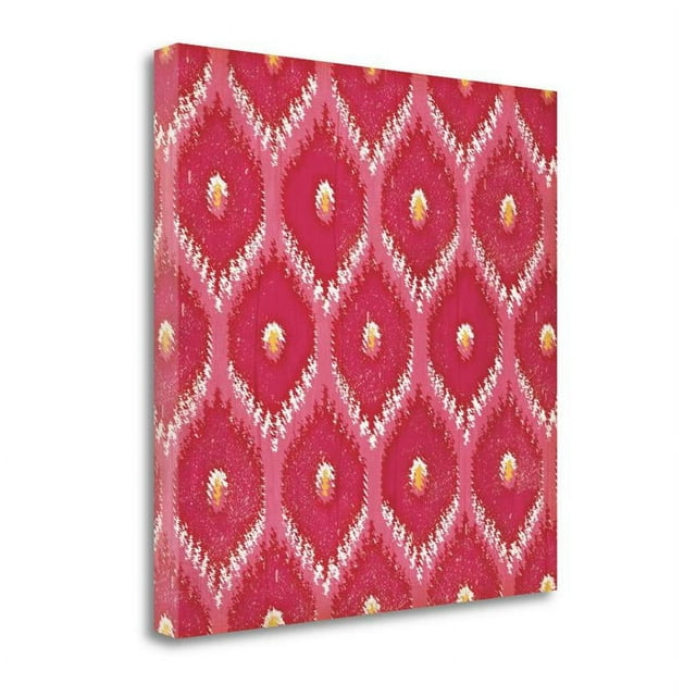 20" x 20" Summer Ikat III By Jennifer Pugh - Print on Canvas Fabric Multi-Color