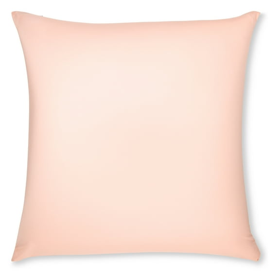 20" x 20" Throw Pillow  Cream Peach: 1 PCS Luxurious Premium Microbead Pillow With 85/15 Nylon/Spandex Fabric. Forever Fluffy, Outstanding Beauty & Support. Silky, Soft & Beyond Comfortable