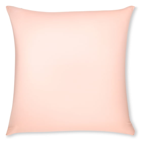 20" x 20" Throw Pillow – Cream Peach: 1 PCS Luxurious Premium Microbead Pillow With 85/15 Nylon/Spandex Fabric. Forever Fluffy, Outstanding Beauty & Support. Silky, Soft & Beyond Comfortable