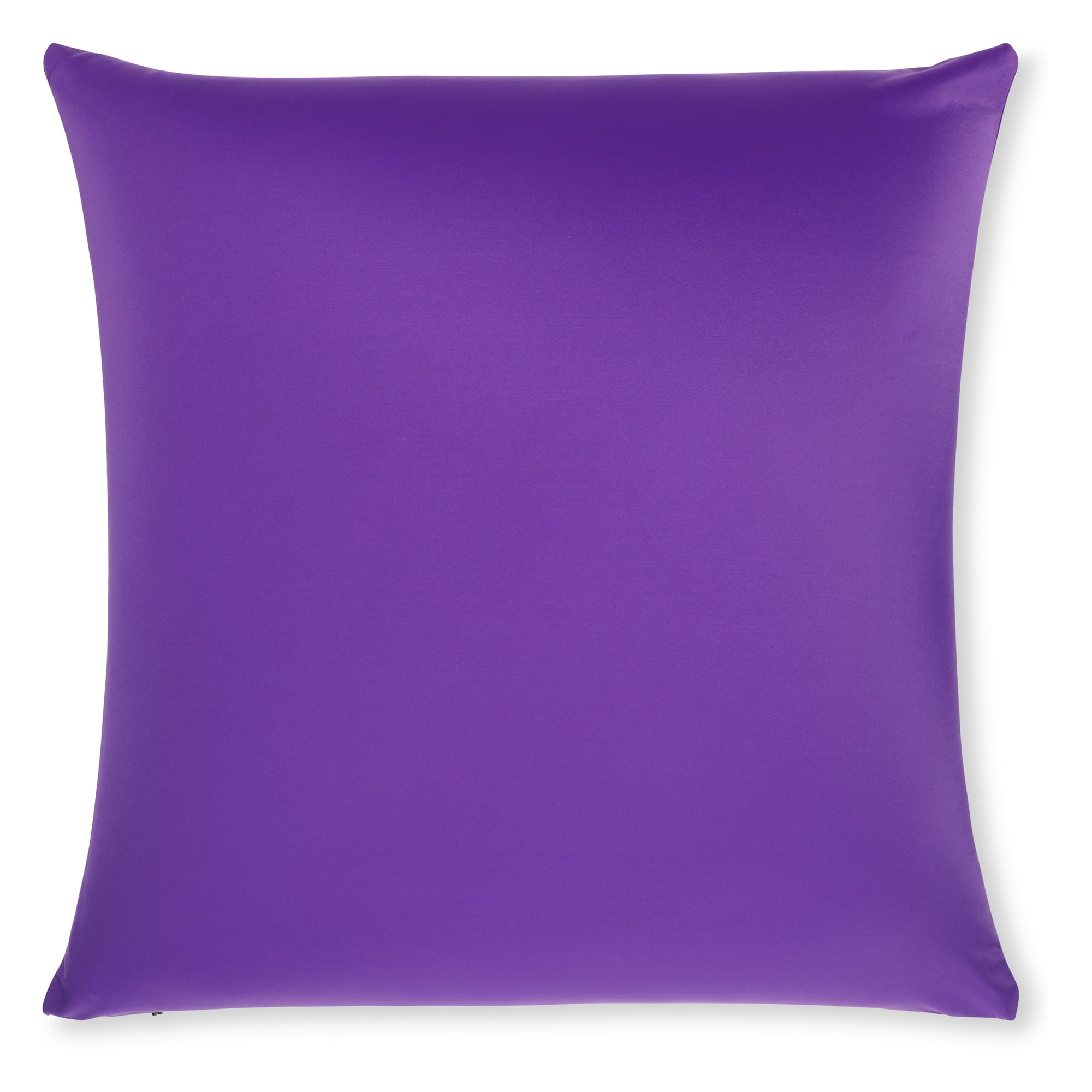 20" x 20" Throw Pillow – Dark Lavendar: 1 PCS Luxurious Premium Microbead Pillow With 85/15 Nylon/Spandex Fabric. Forever Fluffy, Outstanding Beauty & Support. Silky, Soft & Beyond Comfortable