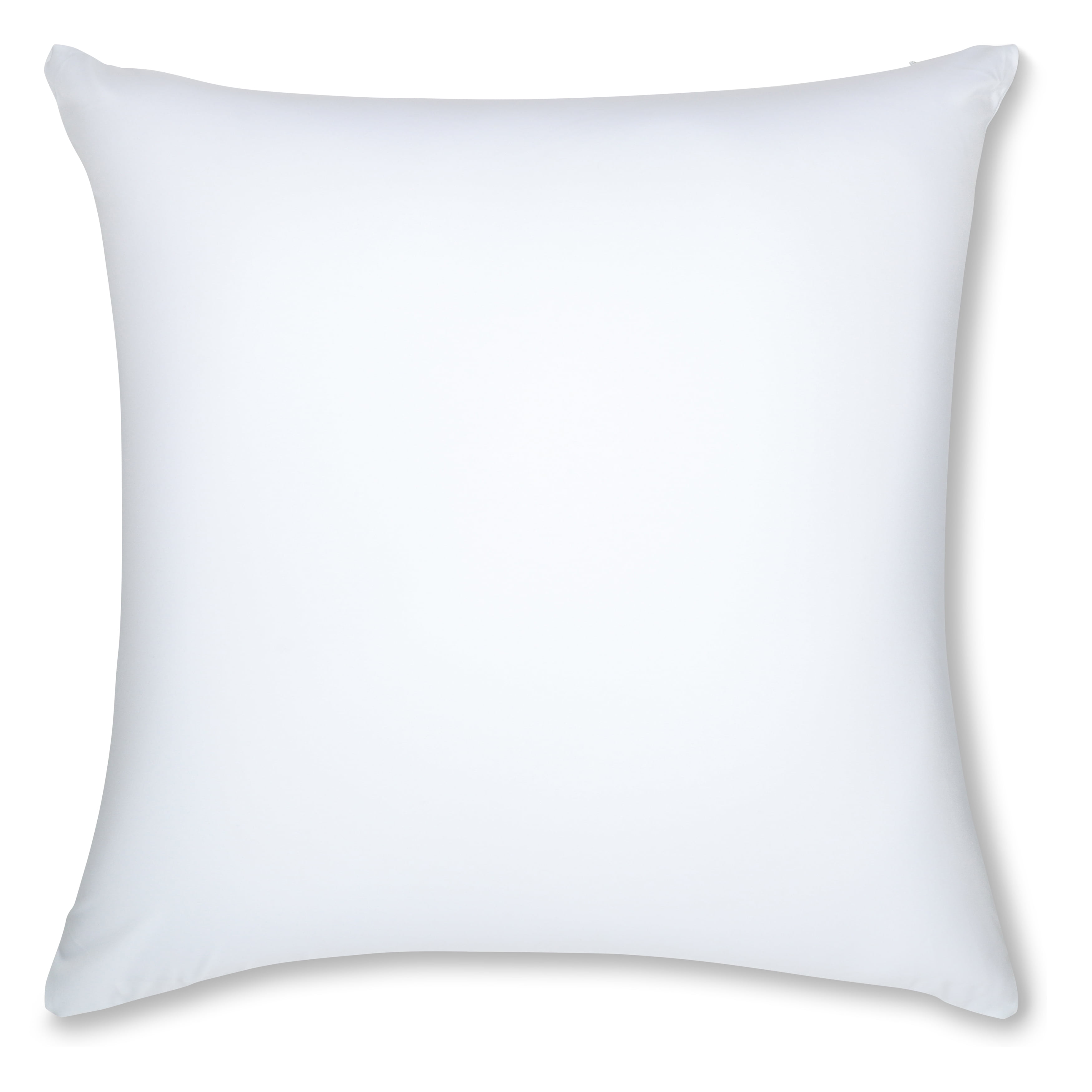 20" x 20" Throw Pillow – White: 1 PCS Luxurious Premium Microbead Pillow With 85/15 Nylon/Spandex Fabric. Forever Fluffy, Outstanding Beauty & Support. Silky, Soft & Beyond Comfortable