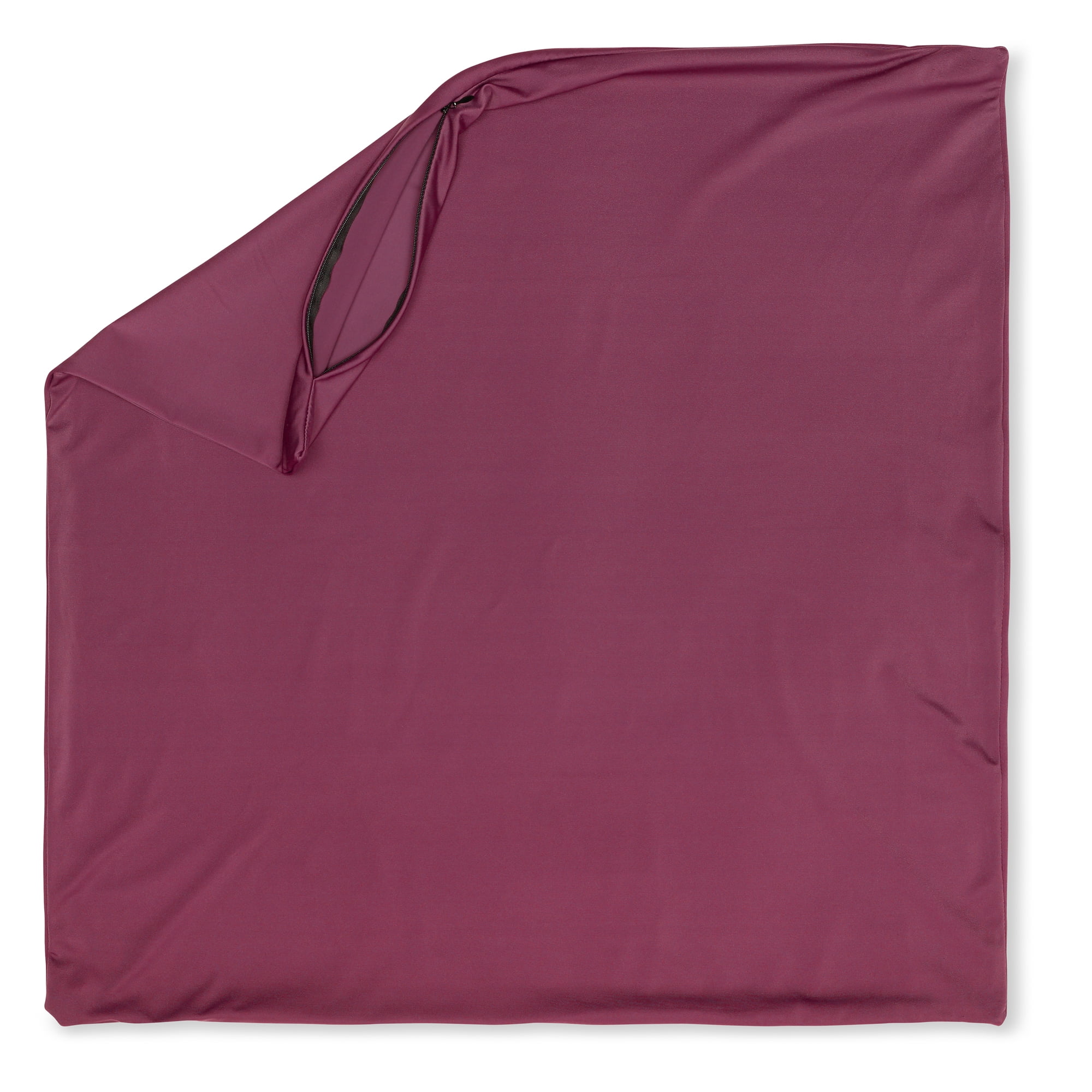 Burgundy Merlot Hypoallergenic Nylon Spandex Pillowcase Cover