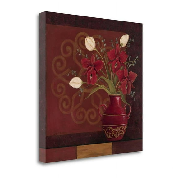 20" x 20" Tranquil Bouquet II By Jo Moulton - Print on Canvas Fabric Multi-Color