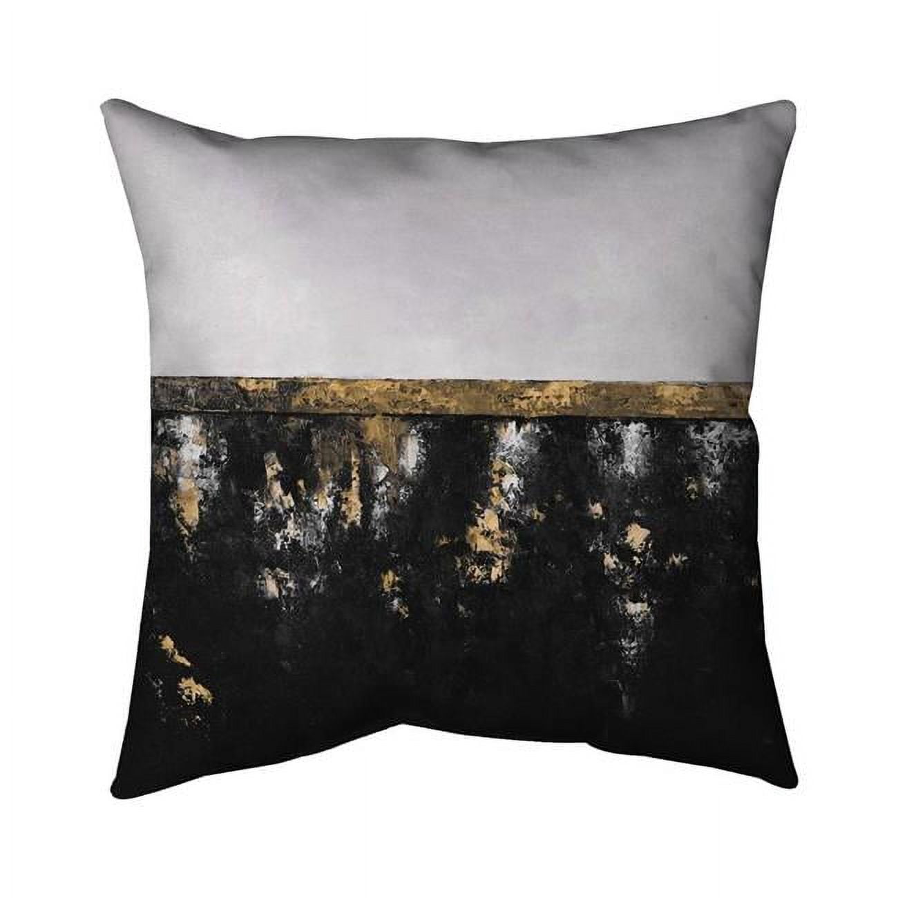 20 x 20 Inch Abstract Print Polyester Pillow Cover