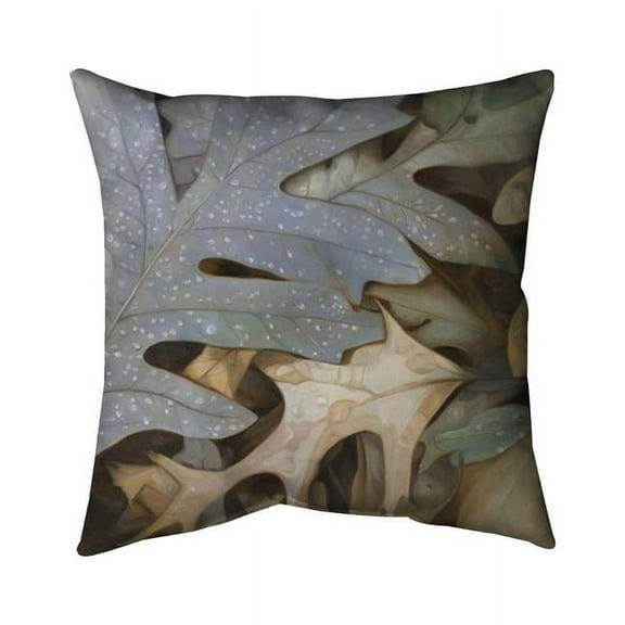 20 x 20 in. Autumn Leaves-Double Sided Print Indoor Pillow